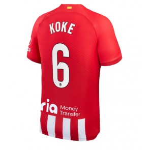 Atletico Madrid Koke #6 Koszulka Podstawowych 2023-24 Krótki Rękaw